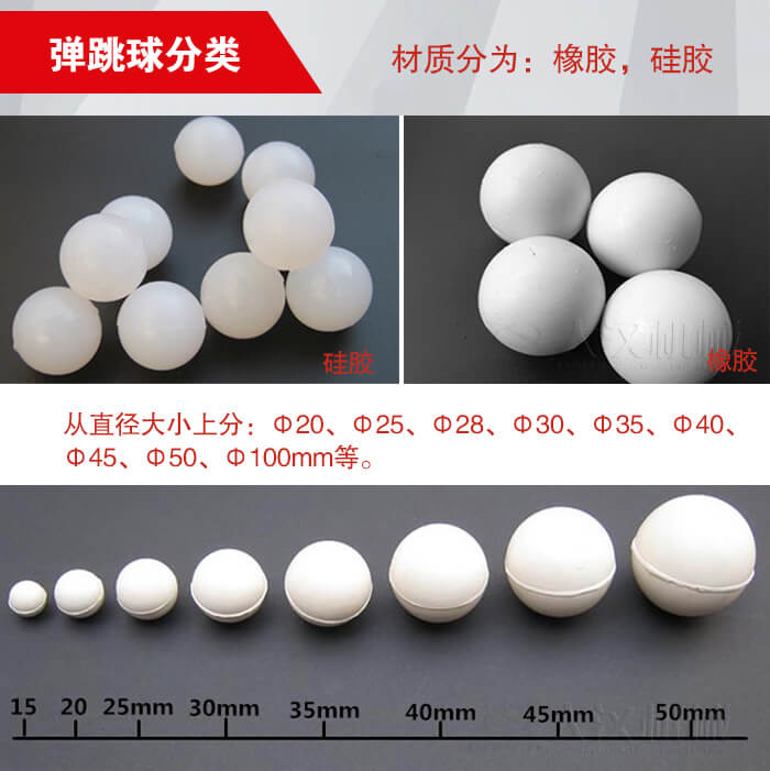 彈跳球由：硅膠于橡膠兩種材質。不同材質有不同的優(yōu)勢。